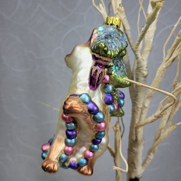 VTG Dept 56 Sammie Cat Ornament Blown Glass Siamese Christmas Tree Holiday Decor - Picture 8 of 16